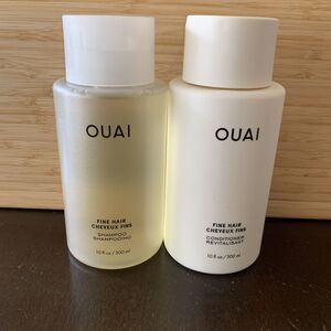 OUAI FINE HAIR  Shampoo + Conditioner Set -10 oz New